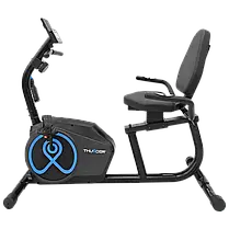 Велотренажер горизонтальний JET THUNDER чорний, фото 2