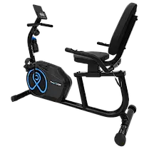 Велотренажер горизонтальний JET THUNDER чорний, фото 3