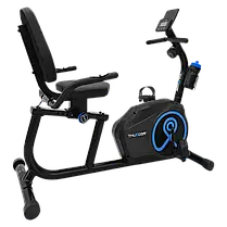 Велотренажер горизонтальний JET THUNDER чорний, фото 5