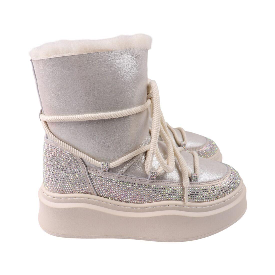 Угги жіночі Arees молочні натуральна замша, 39, фото 1