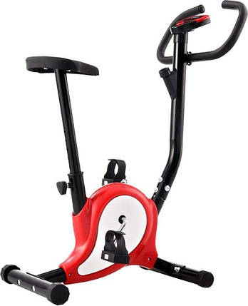 Велотренажер магнітний vidaXL 92012.A червоний, фото 1