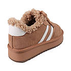 Кросівки жіночі Sorte Lady руді натуральна замша, 40, фото 4