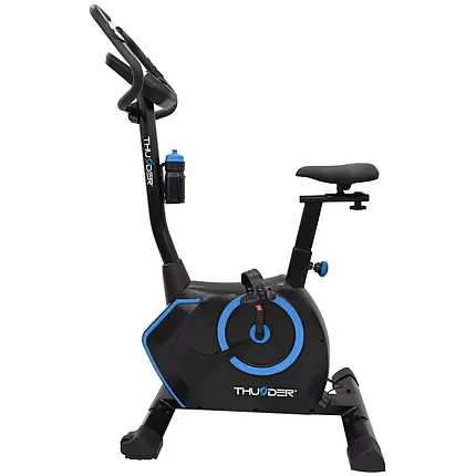 Велотренажер електромагнітний TRIX THUNDER чорно-синій, фото 1