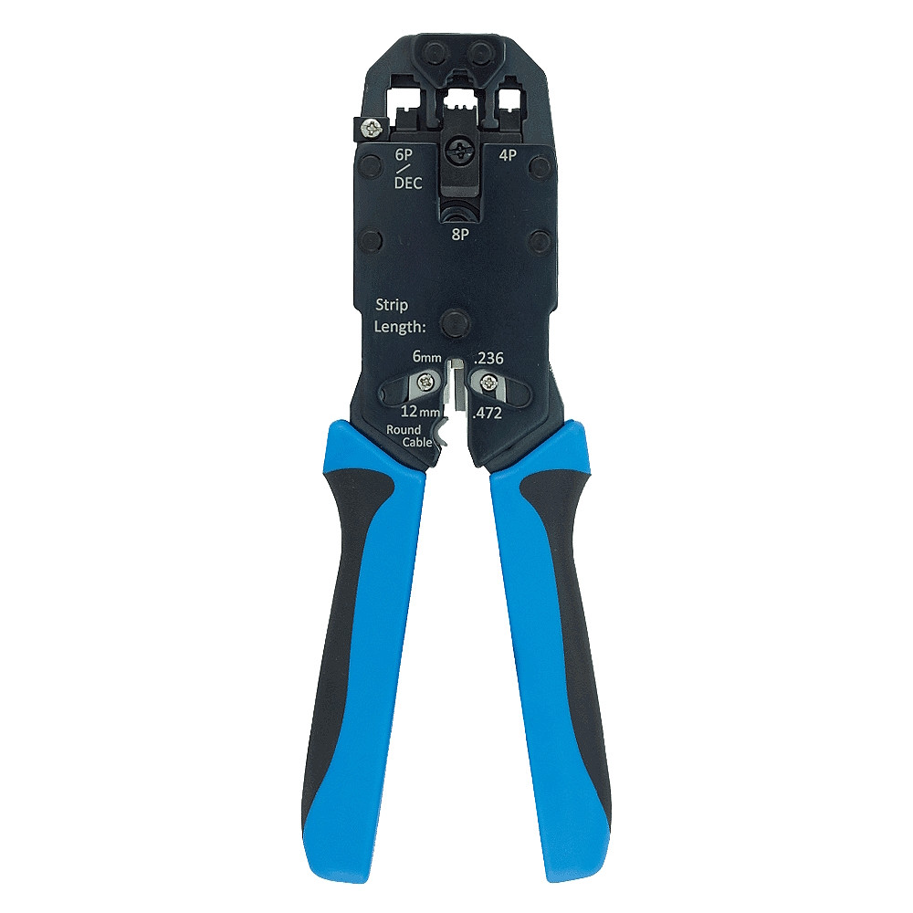 Інструмент для обтискання конекторів 8C8P, 6PxC, 4PxC, професійний