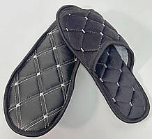 Тапочки домашні чоловічі Чорні Розмір 42