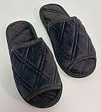 Кімнатні тапочки чоловічі Чорні Розмір 43, фото 3