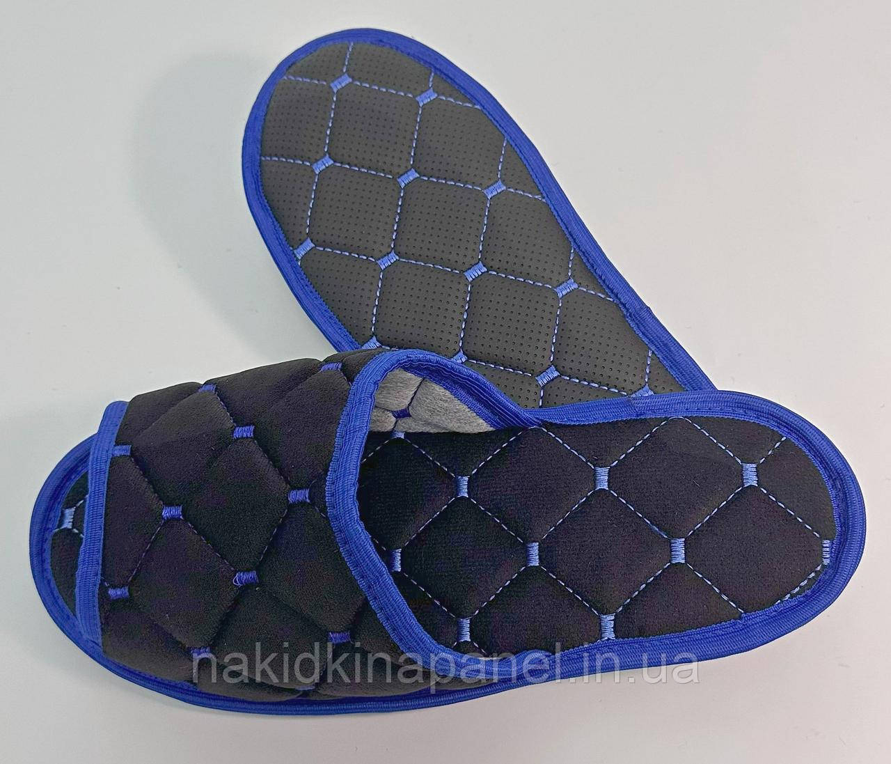 М'які чоловічі тапочки Чорні Розмір 43, фото 1
