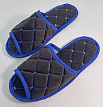 М'які чоловічі тапочки Чорні Розмір 43, фото 4