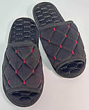 Домашні тапки чоловічі Чорні Розмір 43, фото 2
