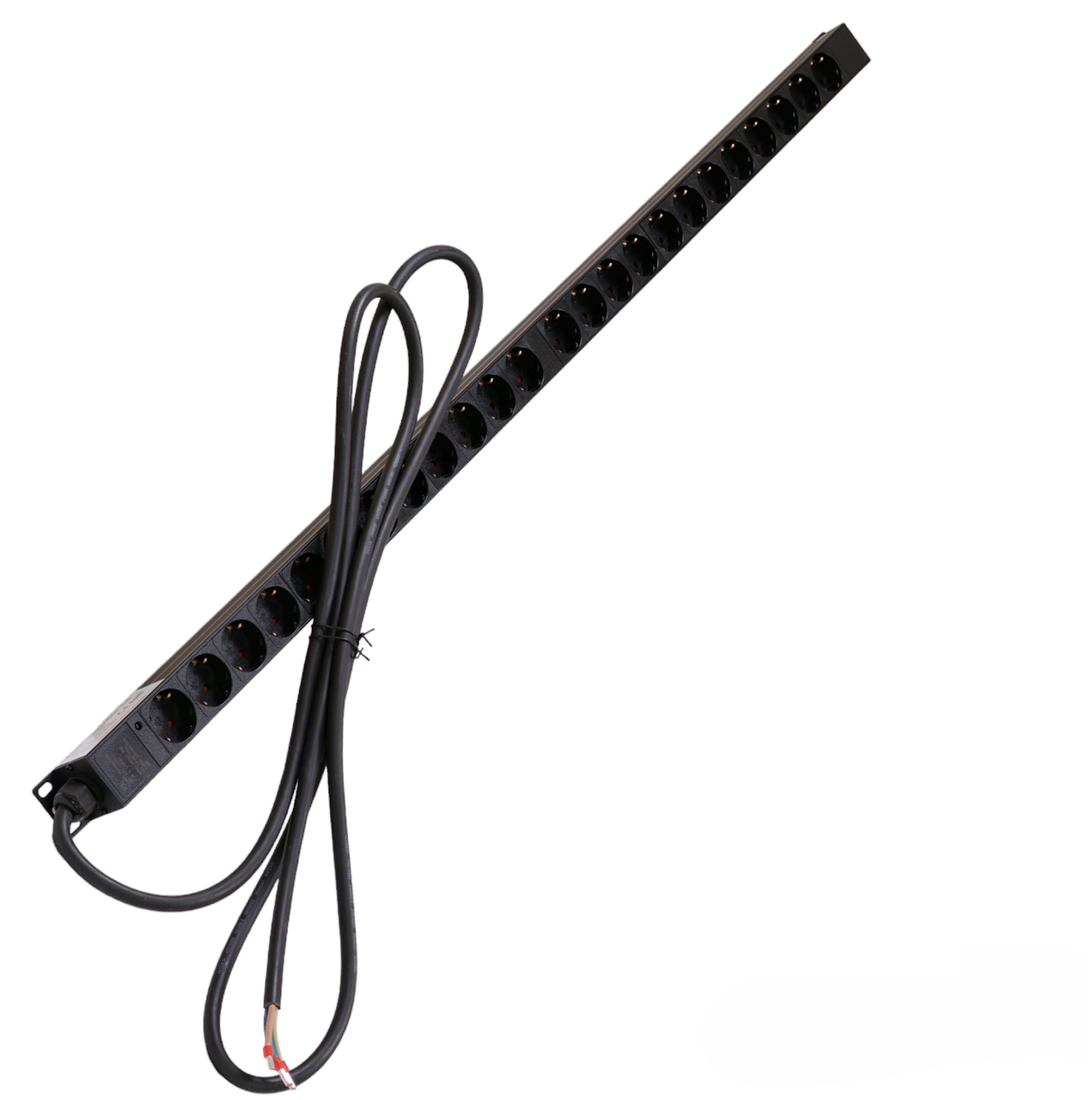 Блок на 24 роз. нім. станд., 32А, з індикат., шнур 3х4 мм2, 3 м