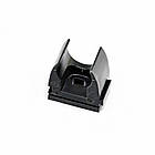 Кріплення труби 16 мм ; D16мм; ПВХ;; t застосування -25+60 с; чорна