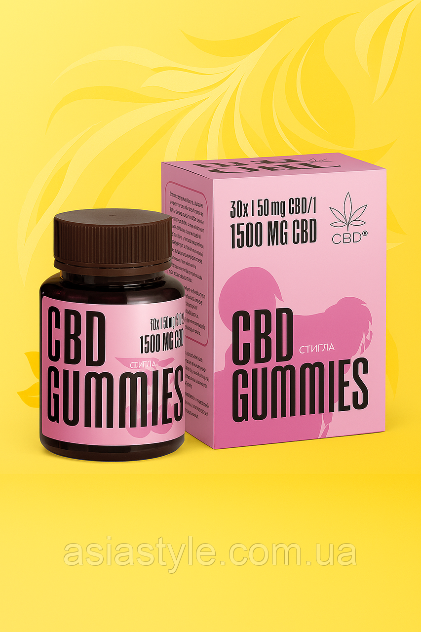 CBD Ведмедики "Стигла Вишня", Ведмедик "Стигла Вишня", Gummies "Ripe Cherry", 30 шт × 50 мг CBD, Україна, фото 1