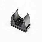 Кріплення труби 20 мм ; D20мм; ПВХ;; t застосування -25+60 с; чорна