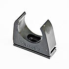 Кріплення труби 32 мм ; D32мм; ПВХ;; t застосування -25+60 с; чорна