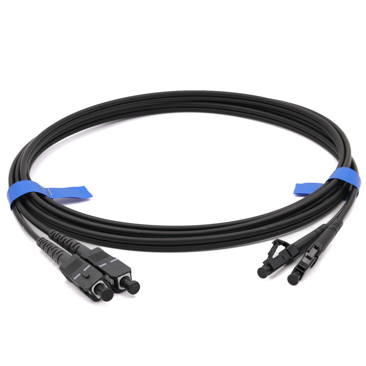 Патчкорд SC/UPC-LC/UPC MM (OM3) 10м Duplex чорний