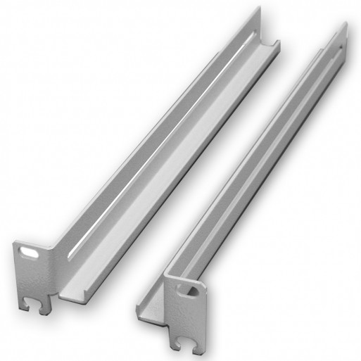 Лапи подовжені полки 19" 4 точки кріпл.,комплект 2шт., сірі