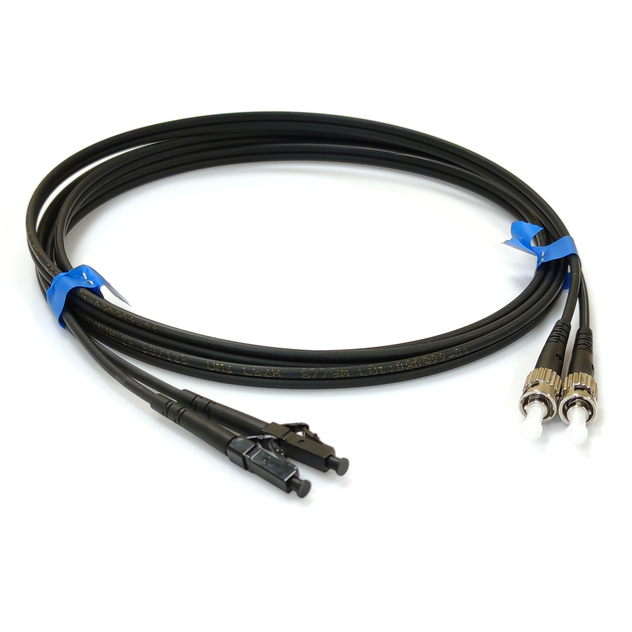 Патчкорд ST/UPC-LC/UPC MM (G50-OM3) 3м чорний Duplex