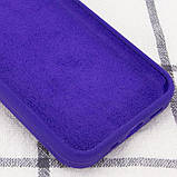 Чохол Silicone Case Full Protective (AA) NO LOGO для Apple iPhone 14 (6.1") Фіолетовий / Ultra Violet, фото 3