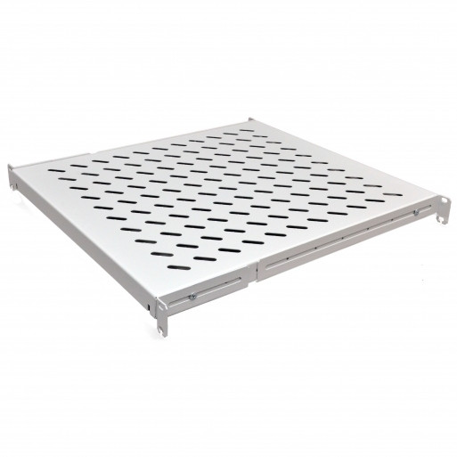 Полиця 19" 4 точки кріпл., 550мм глиб., перфорована, фото 1