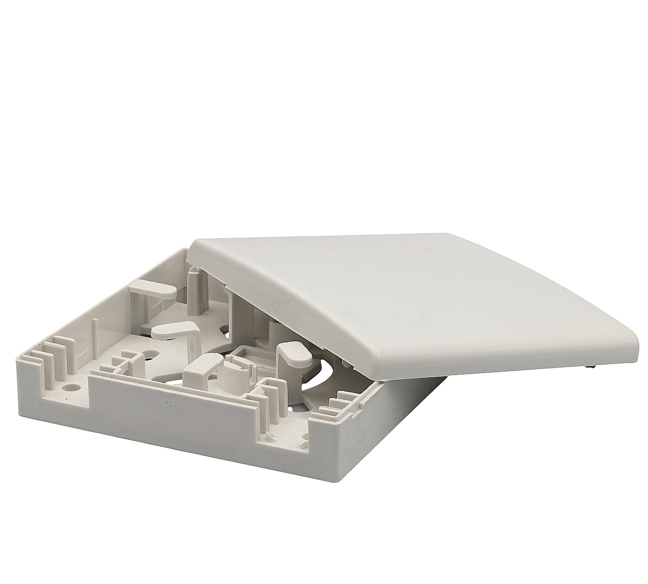 Абонентська розетка FTTH, для 2xSC simplex/ LC duplex біла