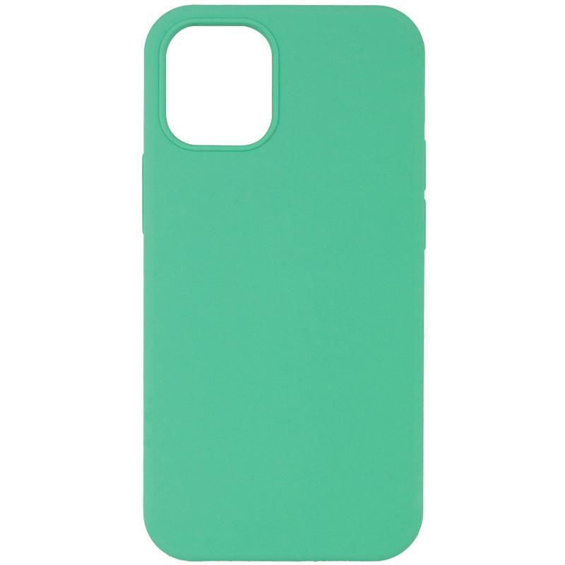Чохол Silicone Case Full Protective (AA) NO LOGO для Apple iPhone 14 (6.1") Зелений / Spearmint, фото 1