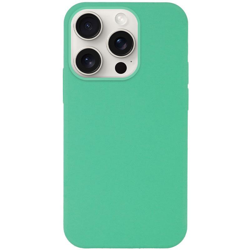 Чохол Silicone Case Full Protective (AA) NO LOGO для Apple iPhone 14 Pro (6.1") Зелений / Spearmint, фото 1