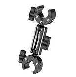 Краб у два боки шарнірне кріплення на трубу монопод 22 см AC Prof AL-428-B, фото 2