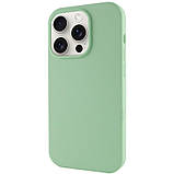 Чохол Silicone Case Full Protective (AA) NO LOGO для Apple iPhone 14 Pro (6.1") Зелений / Pistachio, фото 2