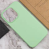 Чохол Silicone Case Full Protective (AA) NO LOGO для Apple iPhone 14 Pro (6.1") Зелений / Pistachio, фото 5