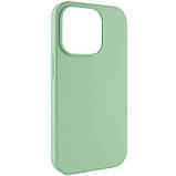 Чохол Silicone Case Full Protective (AA) NO LOGO для Apple iPhone 14 Pro (6.1") Зелений / Pistachio, фото 6