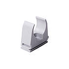 Кріплення труби 16 мм ; D16мм; ПВХ;; t застосування -25+60 с; сірий