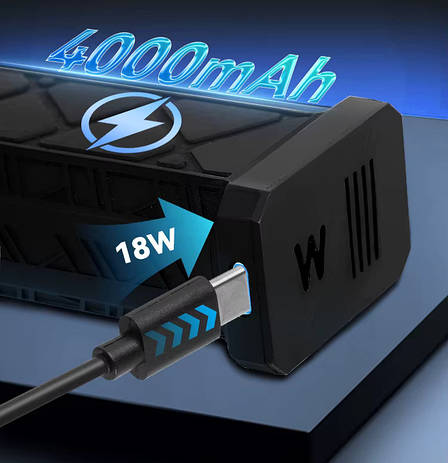 Ручний турбовентилятор повітродувка 110000об/хв 51м/с AC Prof Violent Fan Mini Jet, фото 2