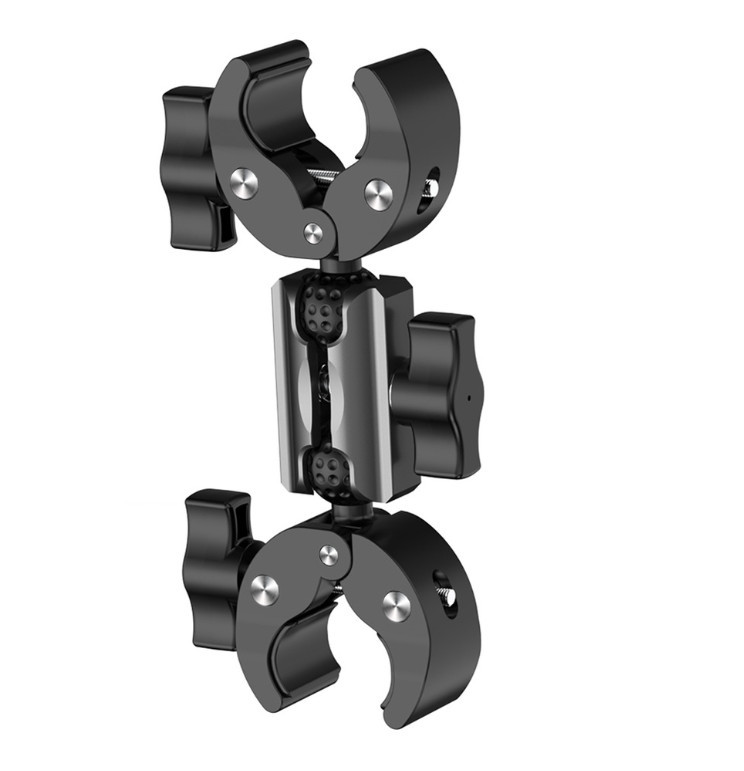 Краб у два боки шарнірне кріплення на трубу монопод 18 см AC Prof AL-428-A, фото 1