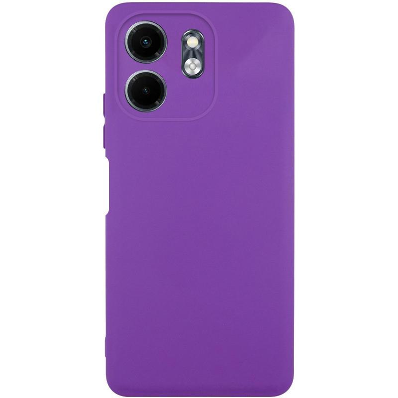 Чохол GETMAN Liquid Silk Full Camera для Infinix Smart 9 4G / Hot 50i | TPU + Мікрофібра Фіолетовий / Purple, фото 1