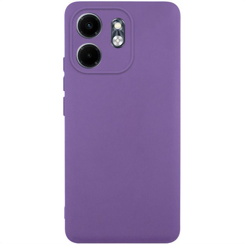 Чохол GETMAN Liquid Silk Full Camera для Infinix Smart 9 4G / Hot 50i | TPU + Мікрофібра Фіолетовий / Amethyst, фото 1