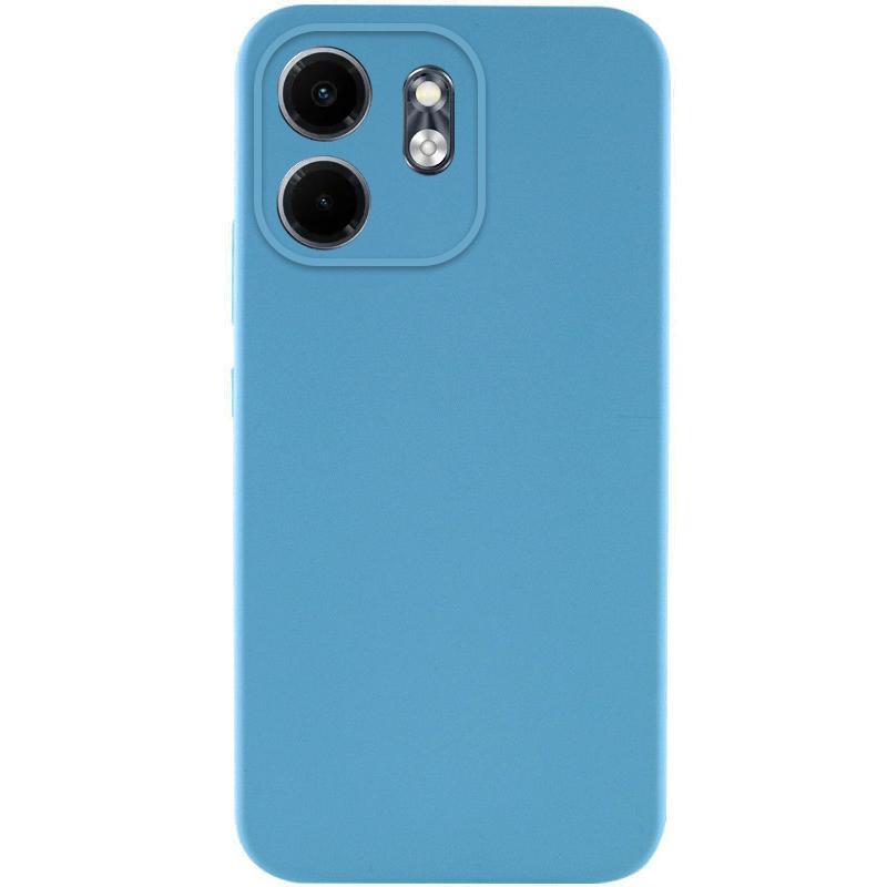 Чохол GETMAN Liquid Silk Full Camera для Infinix Smart 9 4G / Hot 50i | TPU + Мікрофібра Блакитний / Blue, фото 1