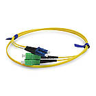 Патчкорд SC/APC-LC/UPC SM 1 м Duplex Slim