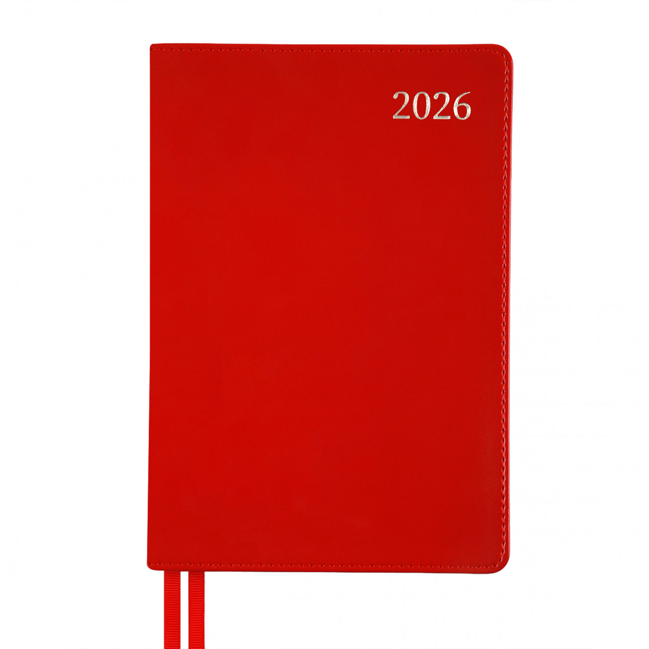 Щоденник А5 датований 2026 інтегральний червоний 368 стор Aldento Planner, 252671, фото 1