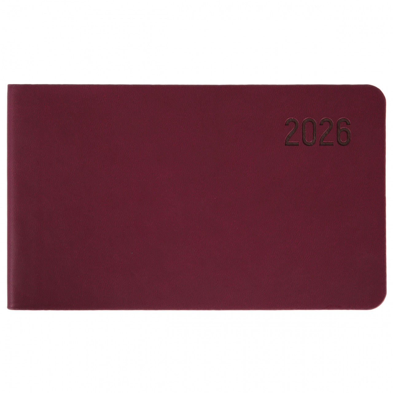 Щотижневик 10х17 см датований 2026 мякий 128 сторінок винний Story Leo Planner, 252653, фото 1