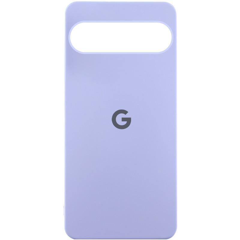 Чохол Silicone Cover Lakshmi (AA) для Google Pixel 9 | Мікрофібра Бузковий / Dasheen, фото 1
