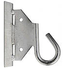 Гак для опор для кріплення двома бандажними стрічками, цинкований