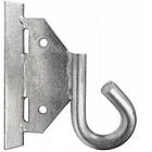 Гак для опор для кріплення двома бандажними стрічками, цинкований