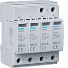 Розрядник (ПЗІП) T2 4P змінний 40kA TT/TNS з індикацією