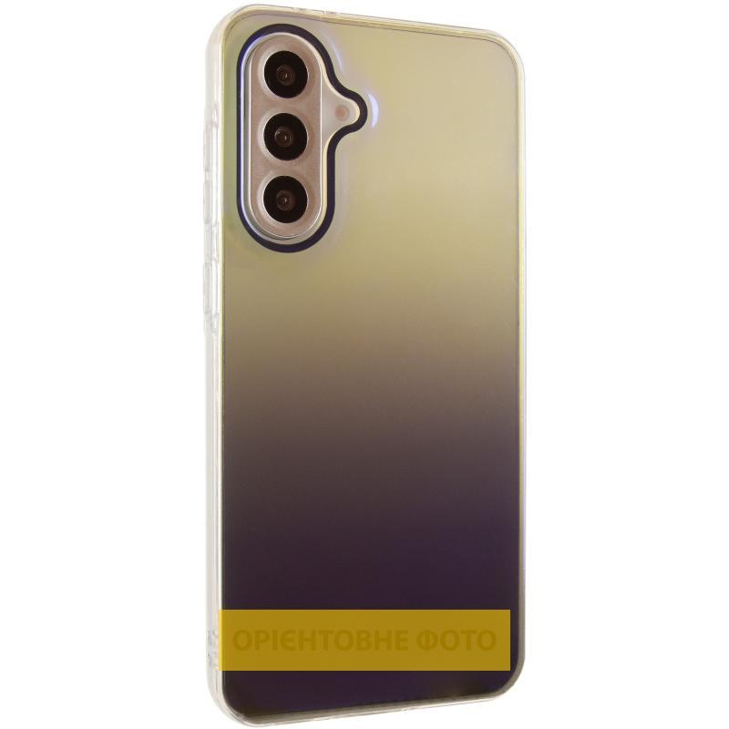 Прозорий чохол Glassbend для Xiaomi Redmi 14C / Poco C75 | TPU+PC Rainbow Black, фото 1