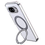 Чохол Aura Fold with MagSafe HQ Ring для Google Pixel 9a |TPU+PC| Transparent, фото 3
