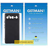 Чохол TPU GETMAN Liquid Silk Full Camera для Google Pixel 9 Чорний / Black, фото 2