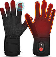 Рукавички з підігрівом Sun Will L чорні 2200 мАг для зимових видів спорту та активного відпочинку
