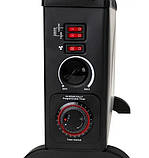 Електричний конвектор Mesko MS 7741 B, 2000 Вт, термостат, 3 рівні нагріву, таймер вимкнення, фото 5