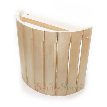 Пряма огорожа світильника для бані, липа Бочка