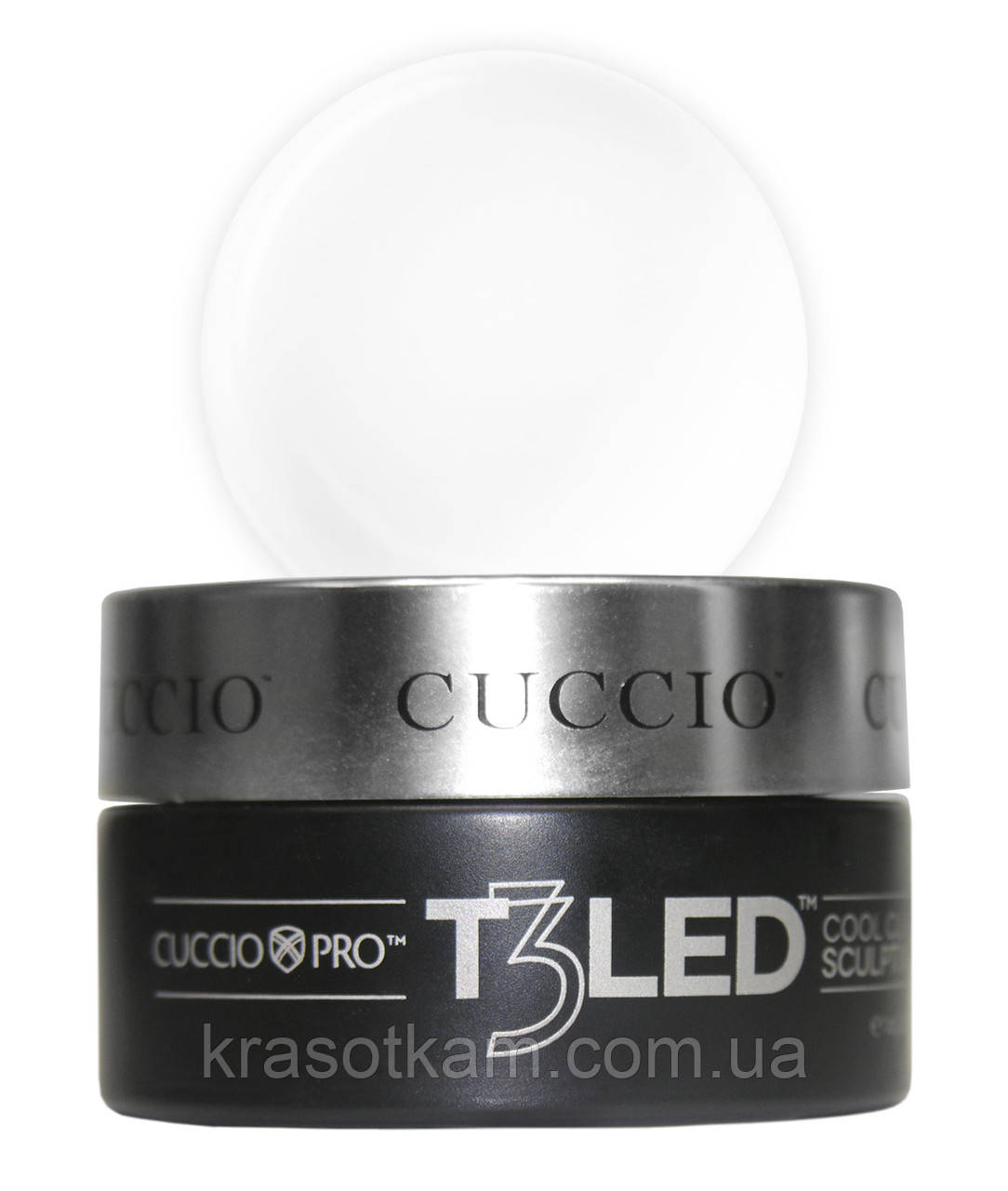 Яскравий білий LED гель-желе Sculpting White — Cuccio Pro 28 мл, фото 1